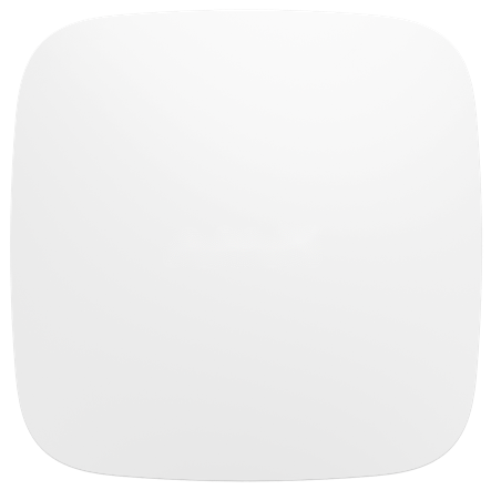 Small plain white square flood sensor